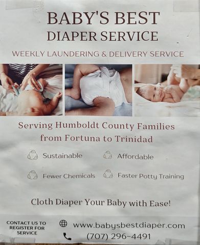 Flyer for Baby's Best Diaper Service