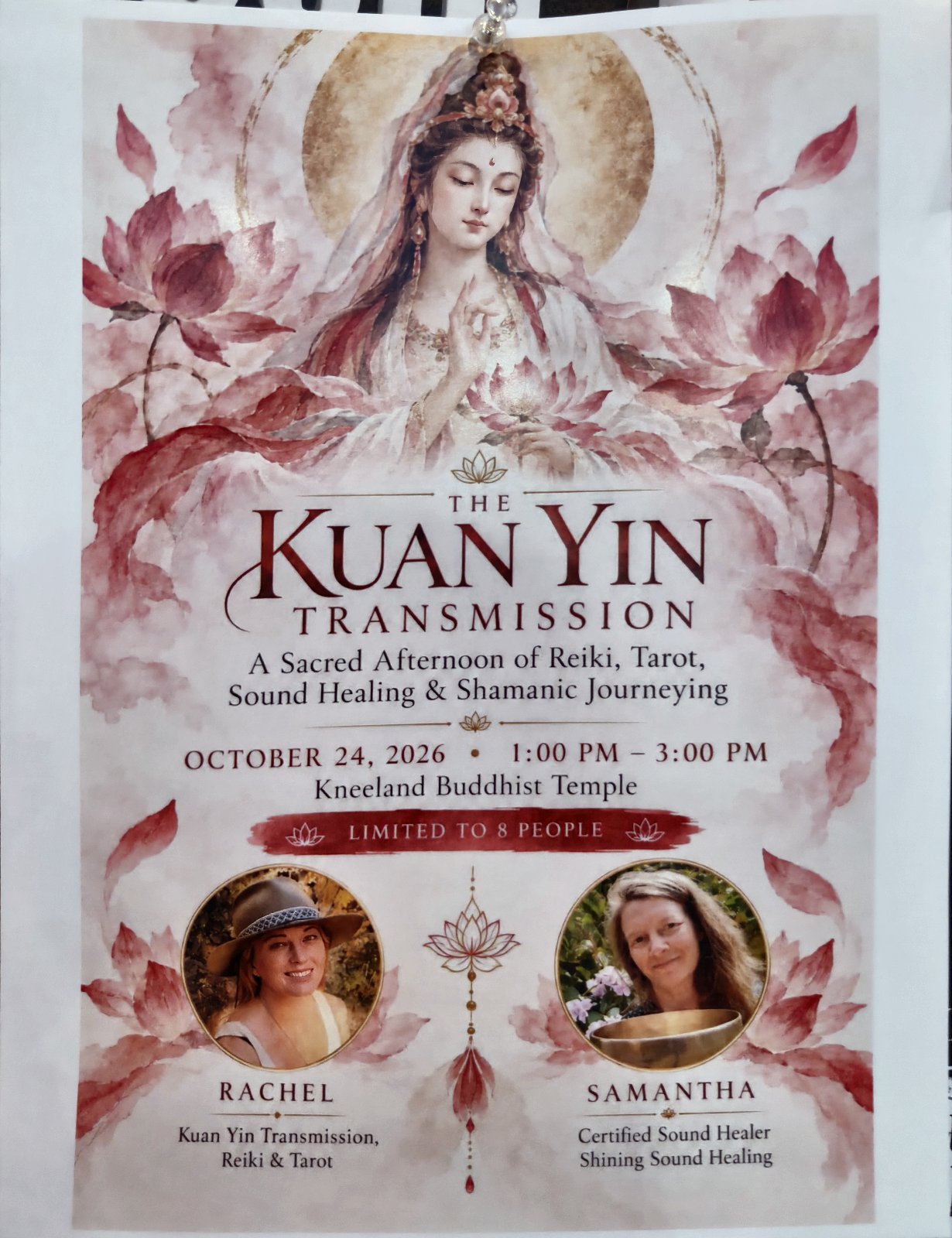 Flyer for The Kuan Yin Transmission