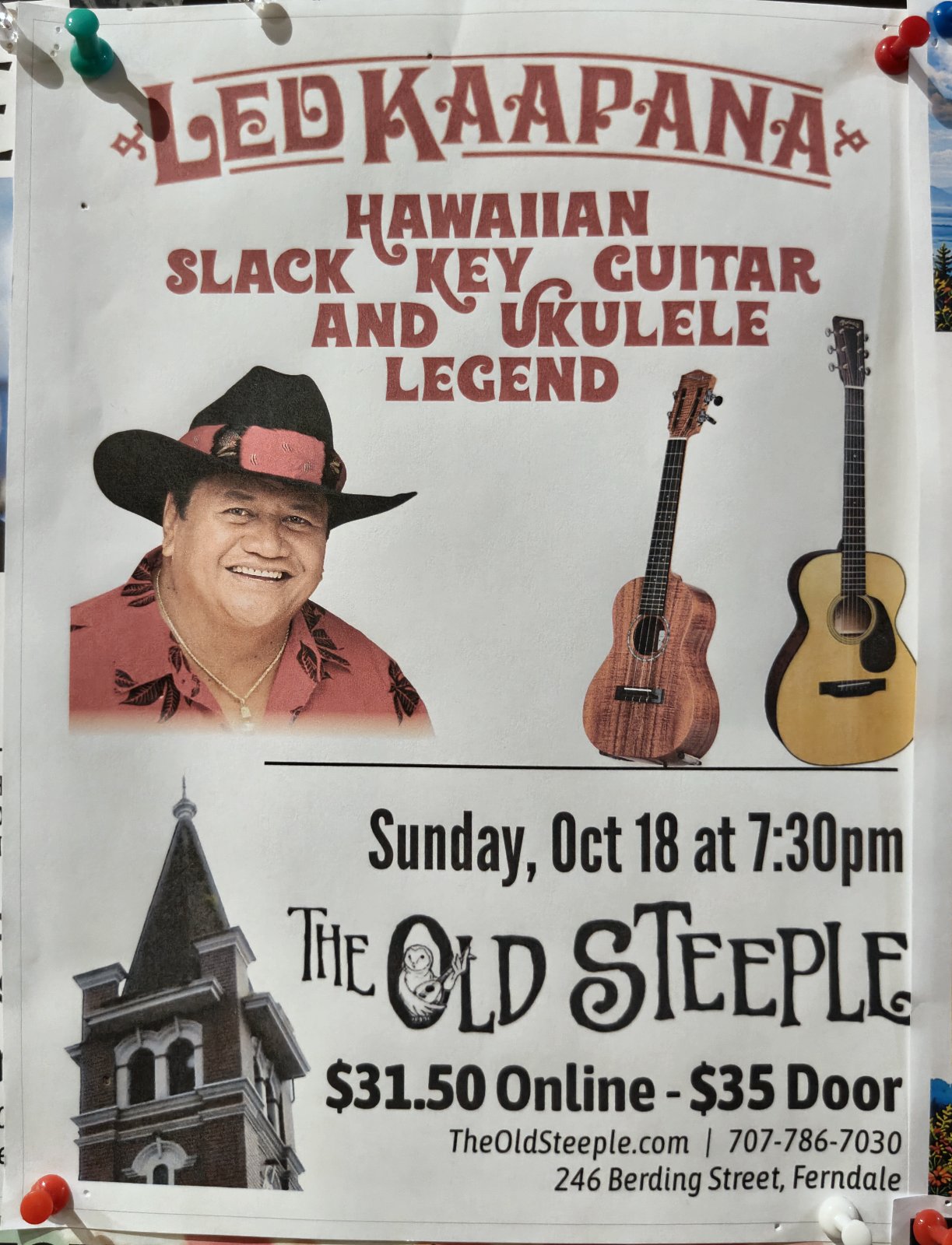 Flyer for Led Kaapana