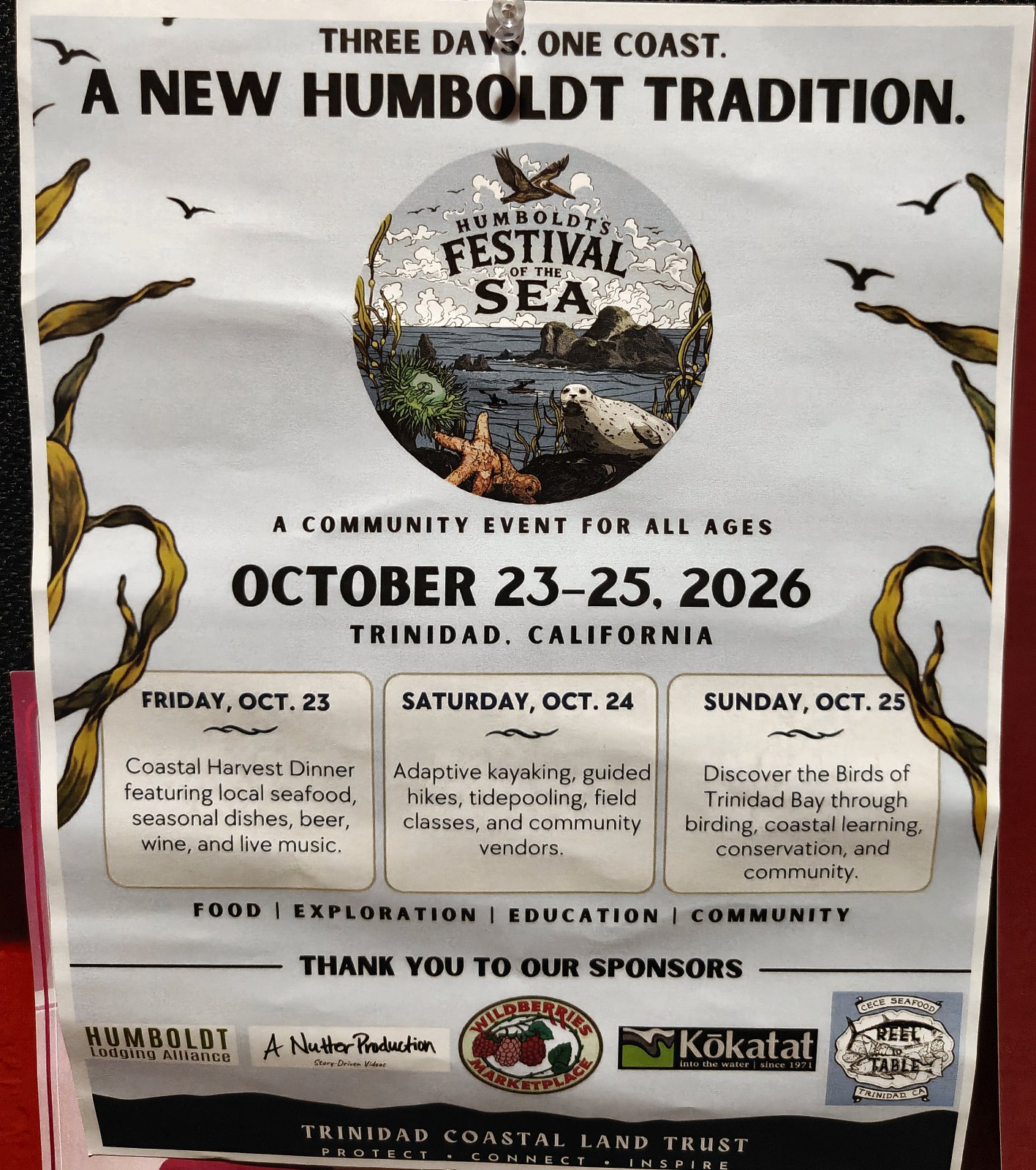 Flyer for Humboldts Festival of the Sea