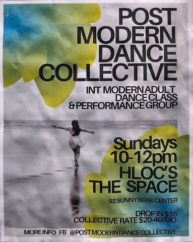 Flyer for Post Modern Dance Collective