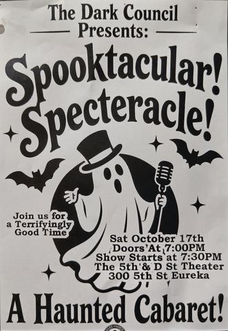 Flyer for Spooktacular! Specteracle!