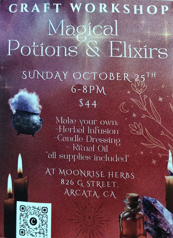 Flyer for Magical Potions & Elixirs
