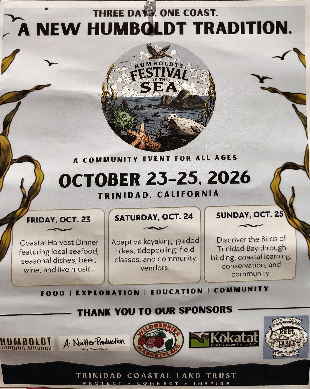 Flyer for Humboldt's Festival of the Sea