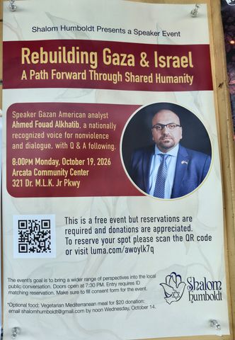 Flyer for Rebuilding Gaza & Israel