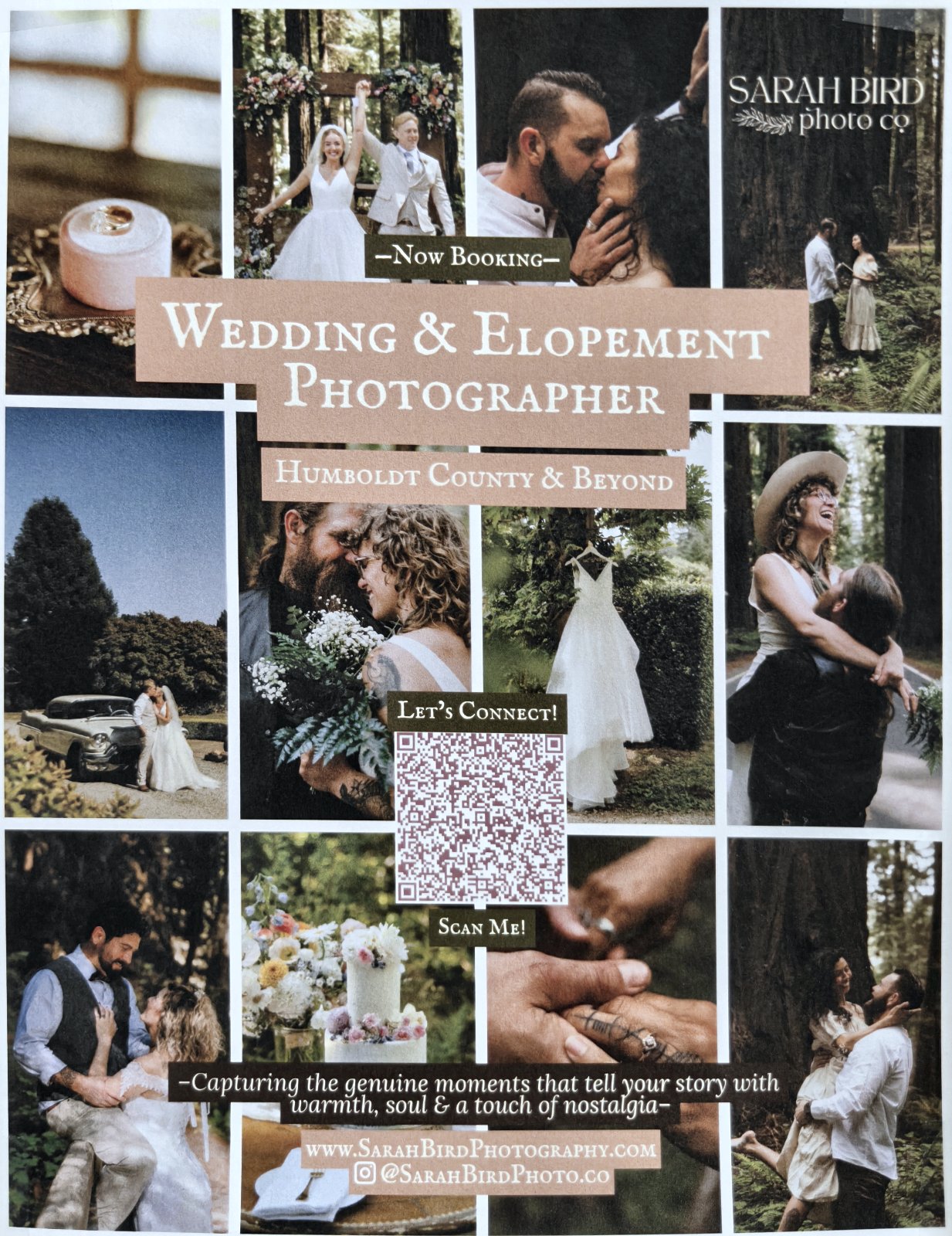Flyer for Wedding & Elopement Photographer