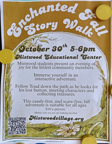 Flyer for Enchanted Fall Story Walk