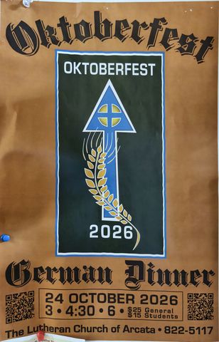 Flyer for Oktoberfest German Dinner