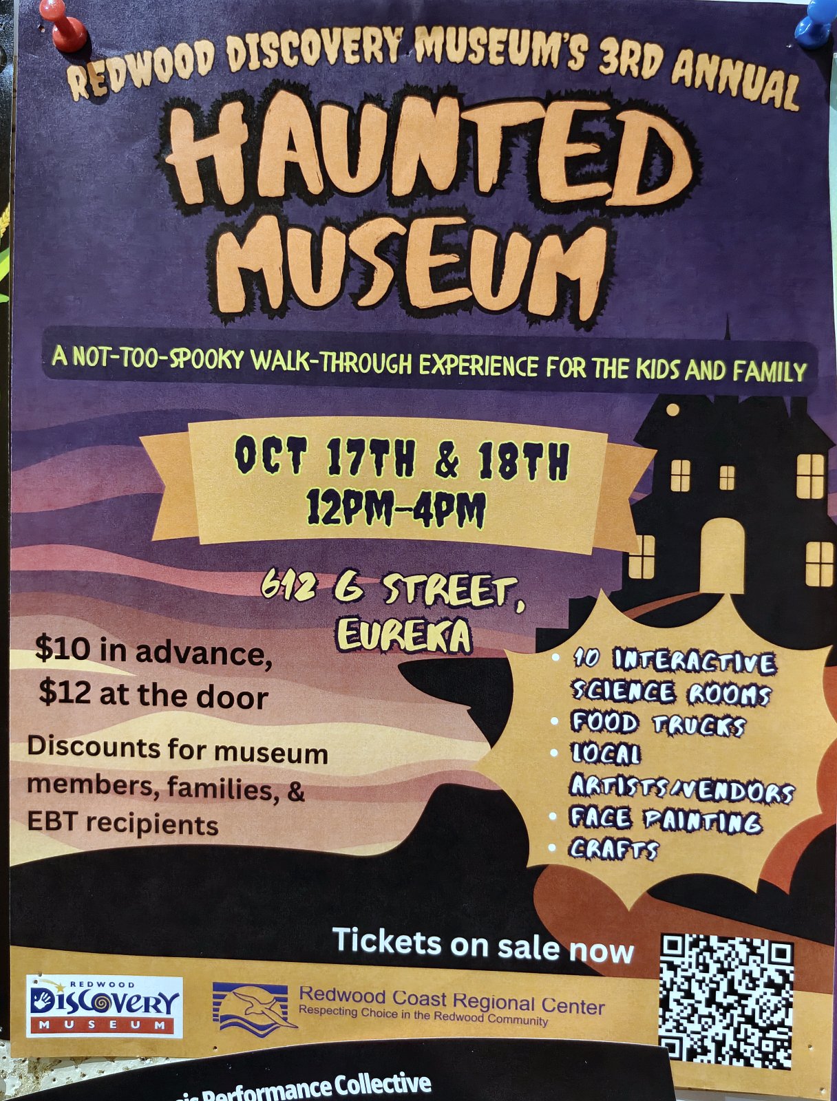 Flyer for Haunted Museum