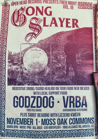 Flyer for Gong Slayer: Freq Night Vol. 18