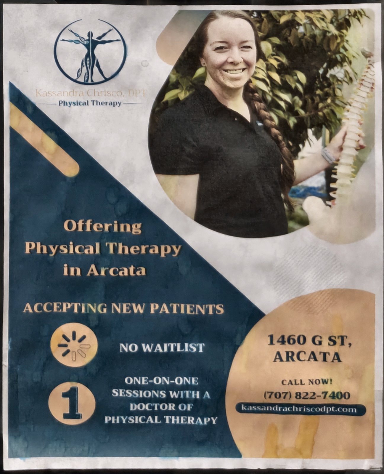 Flyer for Offering Physical Therapy in Arcata