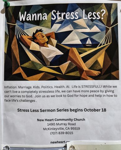 Flyer for Wanna Stress Less?