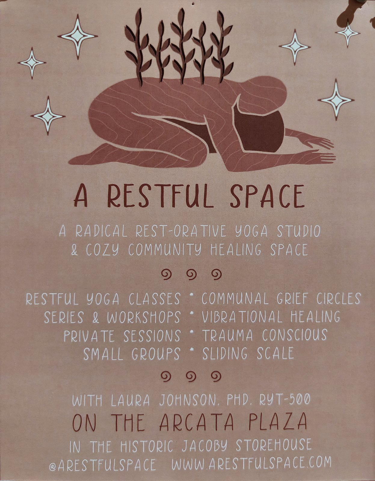 Flyer for A Restful Space