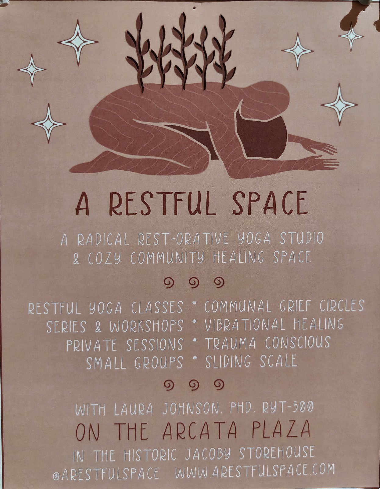 Flyer for A Restful Space