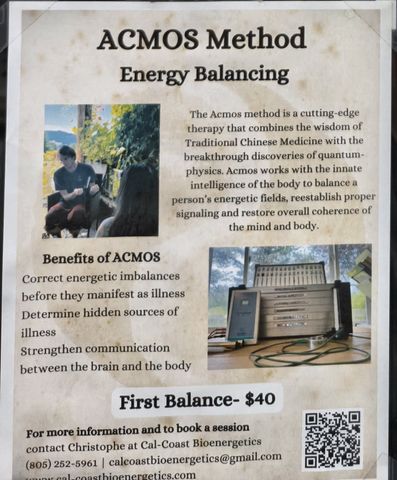 Flyer for ACMOS Method Energy Balancing