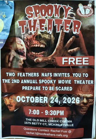 Flyer for Spooky Theater