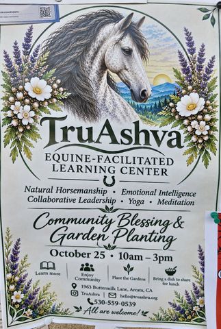 Flyer for TruAshva Community Blessing & Garden Planting