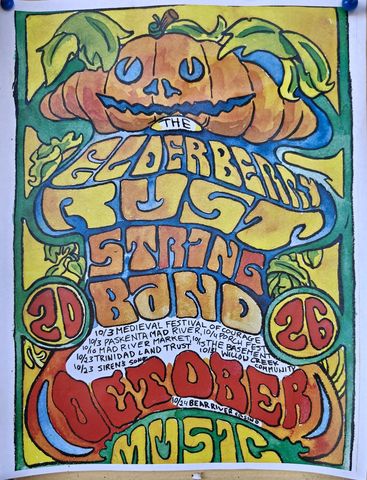 Flyer for The Elderberry Rust String Band: October Music 2026
